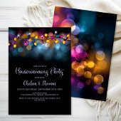 String Lights Housewarming Party 招待状