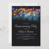String Lights Housewarming Party 招待状 (正面)