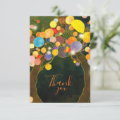 String Lights Love Trees'結婚s Thank You サンキューカード (スタンド正面)