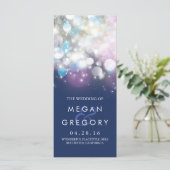 String Lights Navy結婚式 プログラム (スタンド正面)