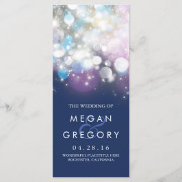 String Lights Navy結婚式 プログラム