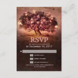 String Lights Oak Tree Country Eweding RSVP