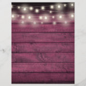 String Lights Red Woodのタイムラ結婚イン (裏面)