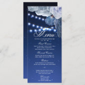 String lights stars Blueメニュエレガントー メニュー (正面/裏面)