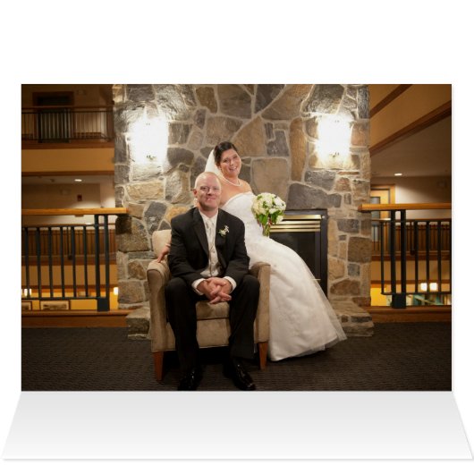 String of 素朴 Lights Photo's 結婚 Thank You (内部横(上))