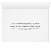 String of 素朴 Lights Photo's 結婚 Thank You (内部横(下))