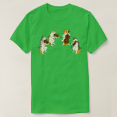 String Quartet Cats Musical Cats Tシャツ (デザイン正面)