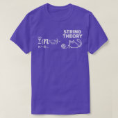 String Theory Equation Cat Lover Physics Enthusias Tシャツ (デザイン正面)
