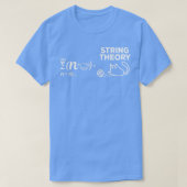 String Theory Equation Cat Lover Physics Enthusias Tシャツ (デザイン正面)