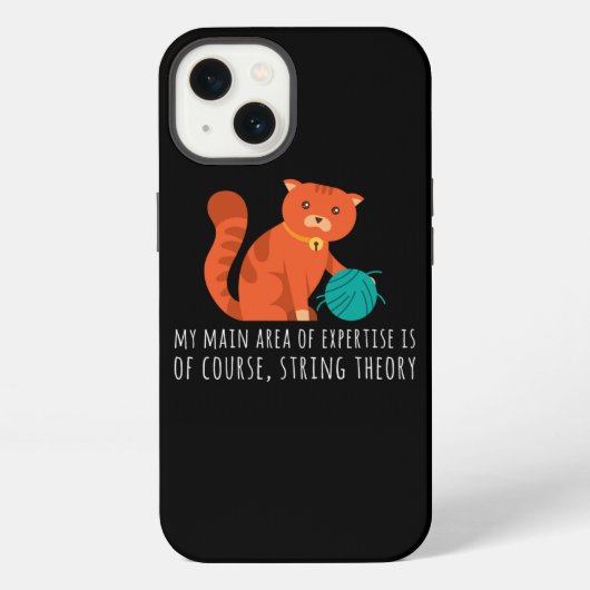 String Theory Particle Quantum Physics Scientist C iPhoneケース (裏面)