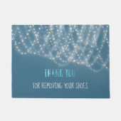 StringLights靴を外してくれてありがとう ドアマット (正面)