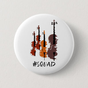 Strings Squad Music Instrument 缶バッジ