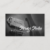 Strings Studio Guitar GreyAZ 名刺 (裏面)
