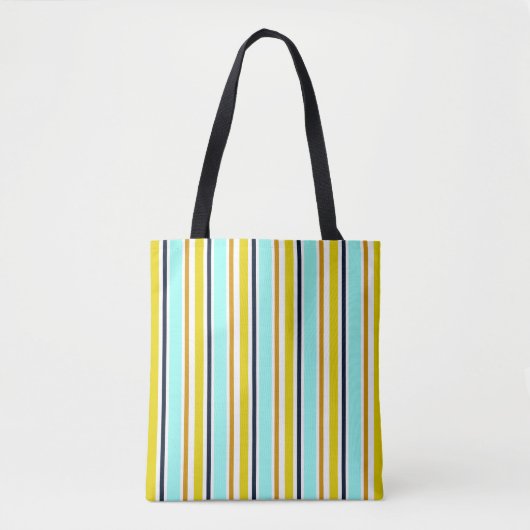 Striped abstract background with color stripes. Vi トートバッグ (正面)