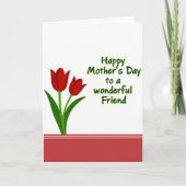 Striped Appreciation Message Card カード (正面)