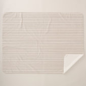 Striped blanket シェルパブランケット (正面(横))