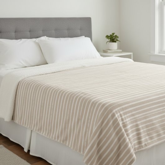 Striped blanket シェルパブランケット