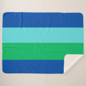 striped blanket for kids シェルパブランケット (正面(横))