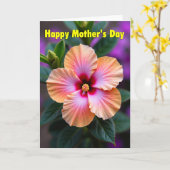 Striped Blooms Warmest Wishes Card カード (黄色い花)