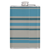 Striped blue gray フラスク (裏面)