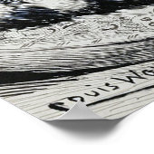 Striped Cat, Louis Wain ポスター (角)