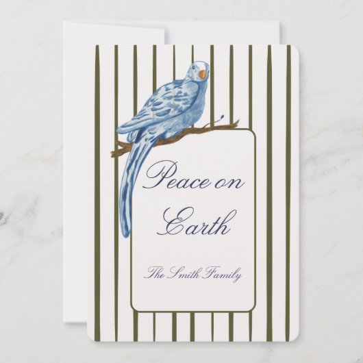 Striped Christmas Card シーズンカード (正面)