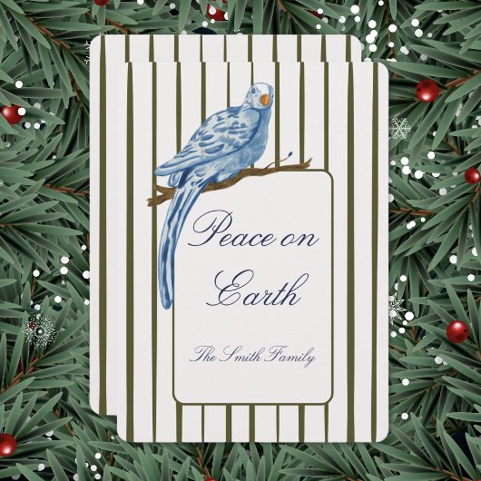 Striped Christmas Card シーズンカード