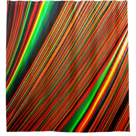 Striped Design シャワーカーテン (正面)