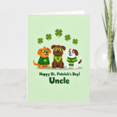 Striped Dogs Patrick Card カード (正面)