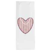 Striped Heart ワインギフトバッグ (裏面)