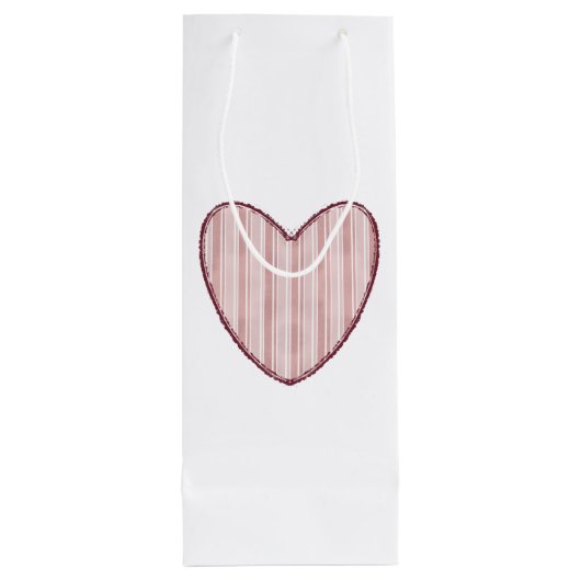 Striped Heart ワインギフトバッグ (裏面)