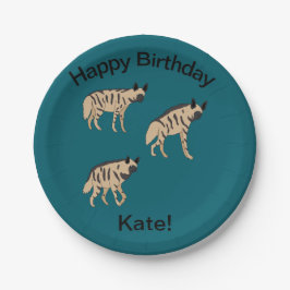 Striped Hyenas ペーパープレート