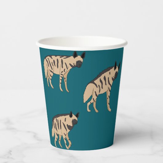 Striped Hyenas 紙コップ (裏面)
