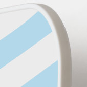 Striped Momentum – Paddle in Motion ピックルボールラケット (左詳細)