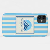 Striped Mountain ski resort name Case-Mate iPhoneケース (裏面(横))