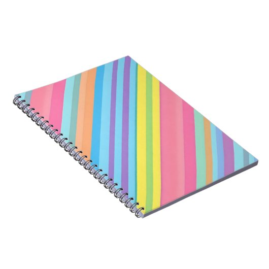 striped notebook ノートブック (右側)