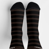 Striped Socks for Men Crew Socks ソックス (上部)