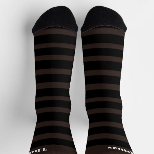 Striped Socks for Men Crew Socks ソックス (上部)