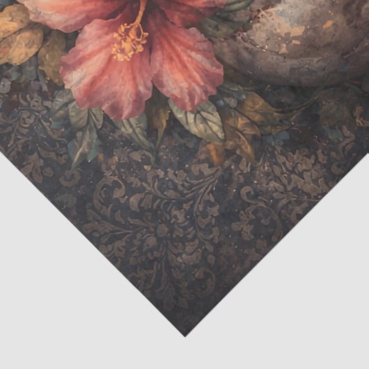 Striped Stockings Ruby Red Heels Skull Poster 薄葉紙 (詳細)