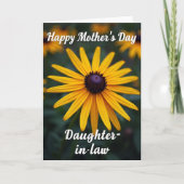 Striped Sunlit Blossom Card カード (正面)