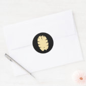 Striped Tiger Halloween Costume Party Diy Animal C ラウンドシール (封筒)