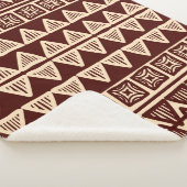 Striped tribal ornamental pattern シェルパブランケット (3/4)