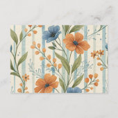 Striped Wildflower Diapper Raffle エンクロージャーカード (裏面)