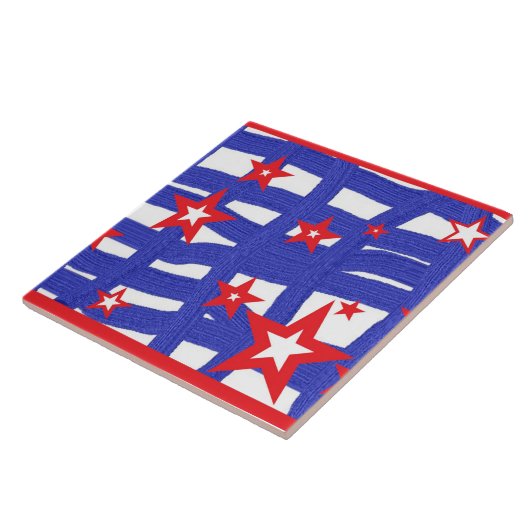 Stripes and Stars on a  タイル (側面)