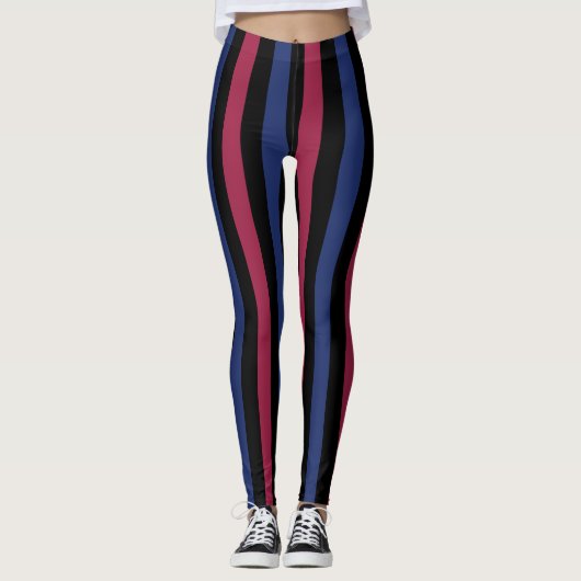 Stripes Custom Leggings レギンス (正面)