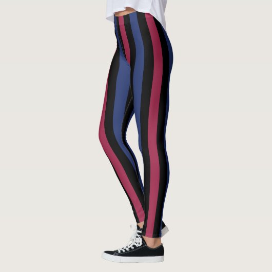 Stripes Custom Leggings レギンス (左)