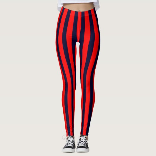 Stripes Custom Leggings レギンス (正面)