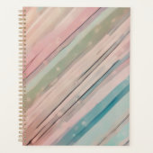 Stripes in Soft Shades プランナー手帳 (正面)