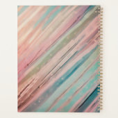 Stripes in Soft Shades プランナー手帳 (裏面)