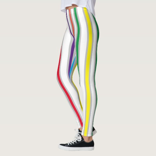 stripes Leggings レギンス (左)